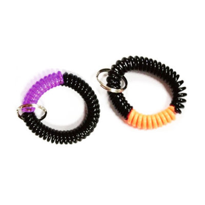 Panton красит браслеты катушки TPU ЕВА пластиковые с ключевым разделенным кольцом