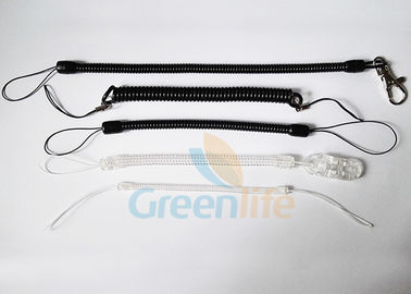 Спирали длины талрепа черного/ясного клина с пружиной шнуры изготовленной на заказ эластичные ключевые