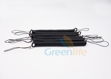 Пластиковый безопасный черный талреп клина с пружиной цвета с 2 строками петли мобильного телефона ПКС