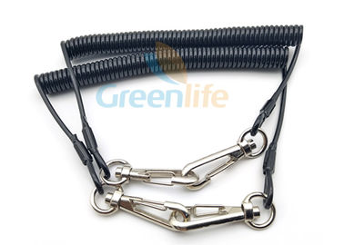 Твердые крюки Дурабле 2 талрепа шнура Бунге кабеля с черной пропиткой с защищая функцией
